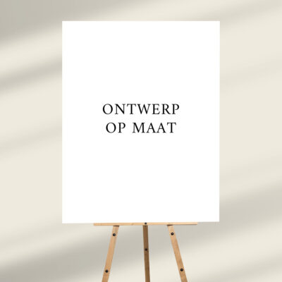 Welkomstbord op maat